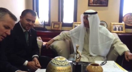 Presidenti i "Ora News" në Kuvajt, takon kreun e Dhomës së Tregëtisë