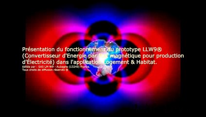 LLW9Ⓡ -Convertisseur d’Énergie par Flux Magnétique