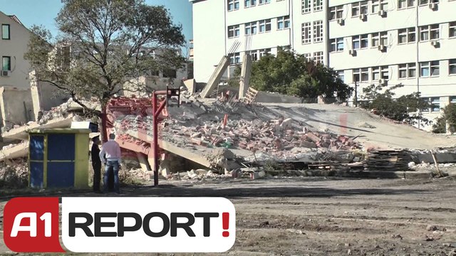 A1 Report - Ndërtesa e shembur, nuk pastrohen inertet e godinës 4-katëshe pa leje