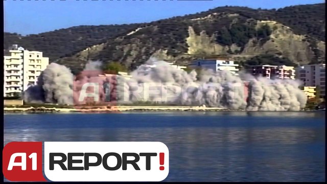 Video shpërthimi dhe momentet e rrëzimit të ndërtesës 7 katëshe në Vlorë