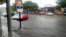Así quedó la avenida principal de Castillito en Puerto Ordaz tras fuertes lluvias