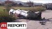 A1 Report - Elbasan-Peqin, aksident i rëndë me 4 të vdekur e dy të plagosur