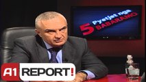 A1 Report - 5 Pyetjet nga Babaramo, ne studio Ilir Meta