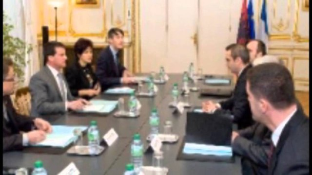 Ministri Sajmir Tahiri vizitë pune në Francë. Takohet me homologun francez Manuel Valls