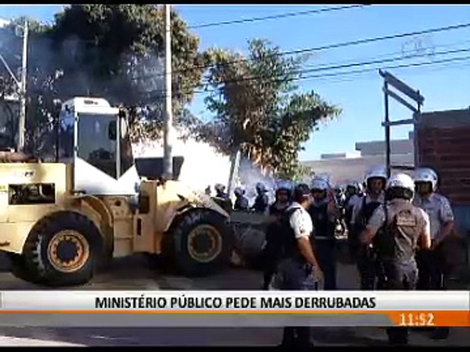 MINISTÉRIO PÚBLICO PEDE MAIS DERRUBADAS