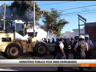 MINISTÉRIO PÚBLICO PEDE MAIS DERRUBADAS