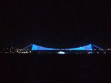 İstanbul boğazı - Eylül 2013 - Boğaziçi Atatürk köprüsü - Gece