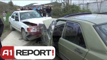 A1 Report - Lushnje, makina me shpejtësi në rrugën e fshatit, plagosen 6 persona