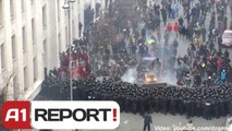 A1 Report - Trazirat në Ukrainë, protestuesit  bllokojnë bashkinë e qytetit