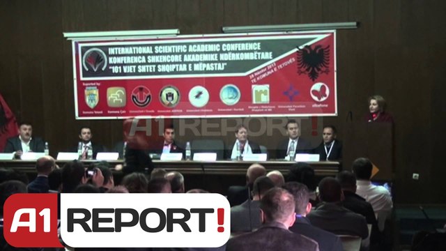 A1 Report - Tetovë, mbahet konferenca 101 vjet shtet shqiptar e mëpastaj