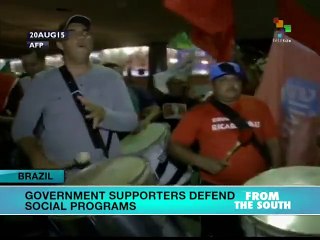 Brazil: Government Supporters Defend Social Programs