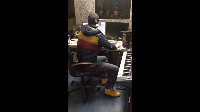 Nitti a.k.a Big Boy Recording in the Studio