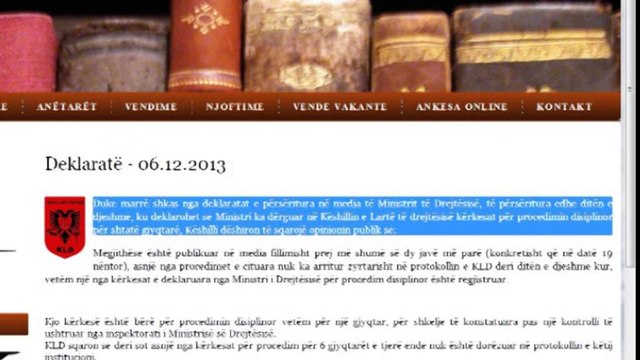 KLD: Kërkohet procedim për 1 gjyqtarë. Ende nuk ka zyrtarisht kërkesë për 7 gjyqtarë