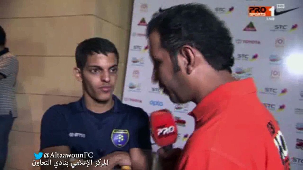 حديث اللاعب إبراهيم الطلحي بعد لقاء الأهلي