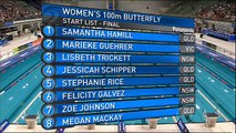 2009 Telstra Australian Swimming Championships-Women's 100m Butterfly