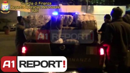 A1 Report -  Itali, i riu kerkon ndihme, kapet në gomonen me 360 kg mariuane