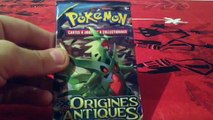 Ouverture de booster Pokémon origine antique en français