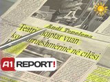 A1 Report - Rreze Dielli dt 08  Janar 2014 Titujt nga Kultura ne shtypin e dites