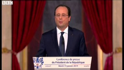Hollande, konferencën për shtyp. Shmang pyetjet e gazetarëve për "tradhtinë" me aktoren Gayet
