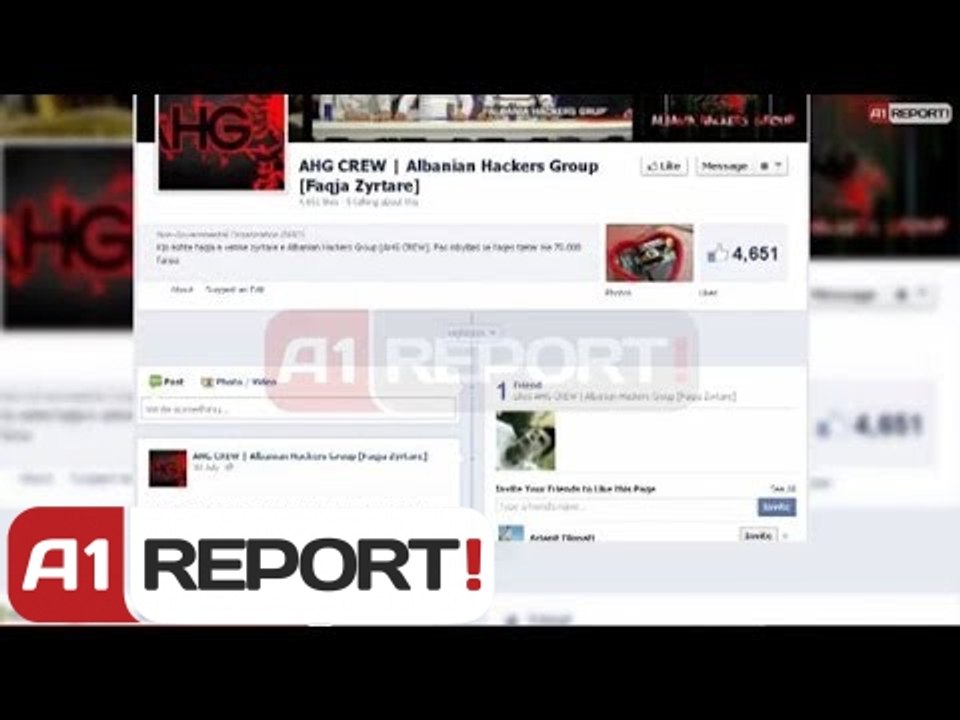 A1 Report - Ne pranga dhe i 4-ti i hackerave AHG, sulme grekeve e serbeve