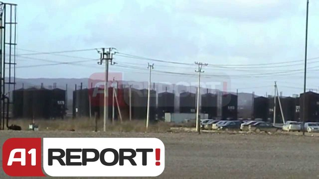 A1 Report - Fier, digjen cisternat me bitum të Bankers , shkak rrufeja