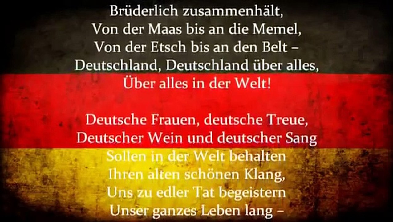 German National Anthem (Das Lied der Deutschen)