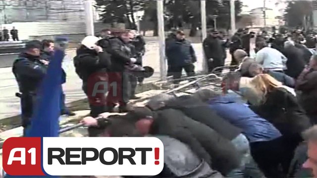 A1 Report - Maqedoni, punetoret e firmave te falimentuara proteste per ligjin e ri