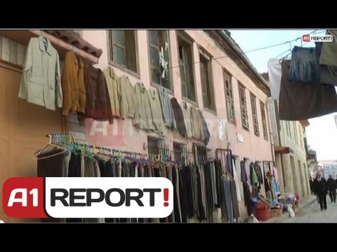 A1 Report - Vlore, rruga muze Justin Godart lihet ne harrese, tani behet tregti
