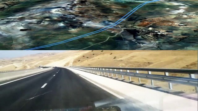 TAZA - FES Maroc Morocco - Autoroute Highway Timelapse .