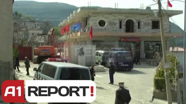 A1 Report - Vlorë, INUK aksion në Kaninë shemben 2 objekte dykatëshe