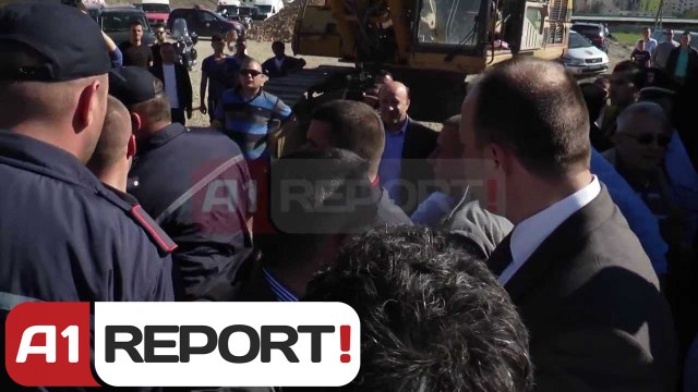 A1 Report - Tiranë, Bulevardi i ri, banoret perplasen me policine bashkiake