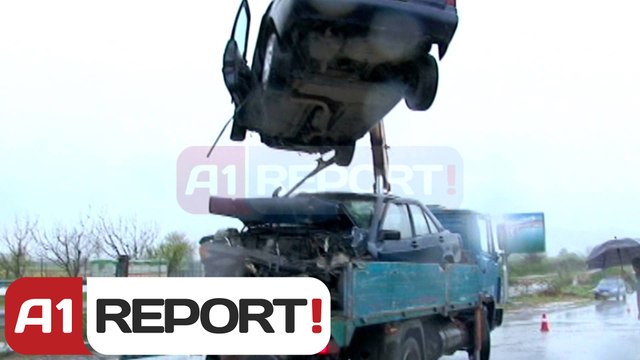A1 Report - Shkodër, përplasen dy makina 10 persona të plagosur rëndë