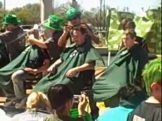 Jay's  St Baldrick's head shave 2008