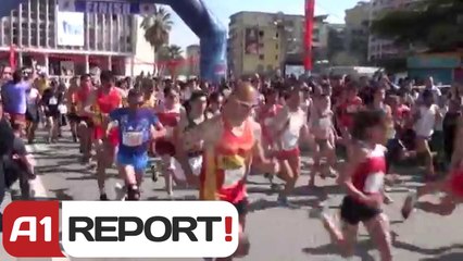 A1 Report - Maratona Ballkanike per here te pare ne Durres,percjell mesazhin e paqes