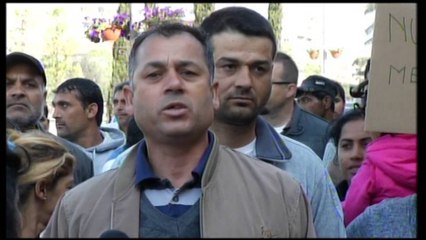 Dita nderkombëtare e romëve. Protesta para bashkisë së kryeqytetit