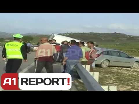 A1 Report - Aksident ne aksin Levan-Tepelene 1 person humb jeten, 2 te plagosur