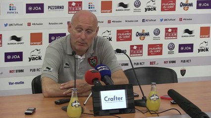 Après-match Toulon-Racing92