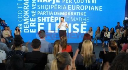 Anëtarësimet në PD, Basha: Gjithëpërfshirja beteja kundër qeverisë