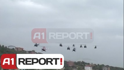 A1 Report - 63 vjet aviacion luftarak demonstrime ajrore me helikopter