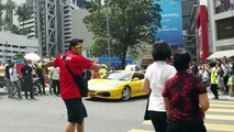 Ferrari Owner's Club Singapore & Malaysia leaving Pavilion Kuala Lumpur