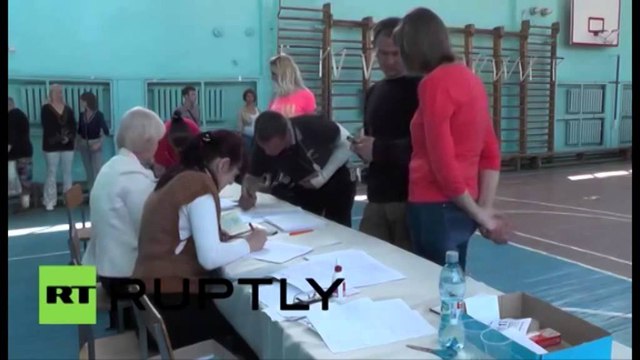 Referendumi në qytetet lindore të Ukrainës. Prorusët shpallin fitoren, 89 % votojnë pro shkëputjes