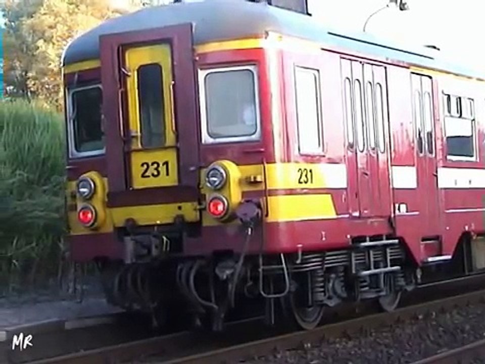 SNCB NMBS Line 96 Jurbise 2/2, HLE 23, HLE 27, AM Break, AM 60, AM 70