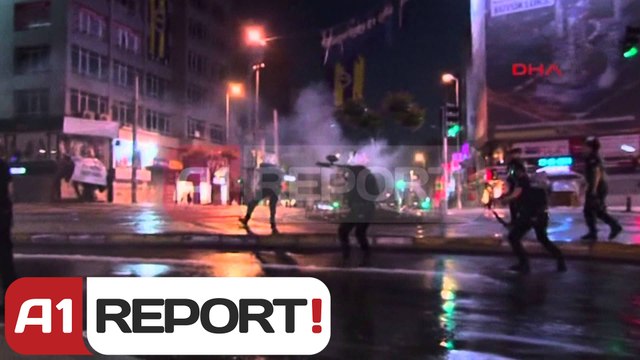 A1 Report - Turqi, vijojne perplasjet e dhunshme mes protestuesve dhe policise