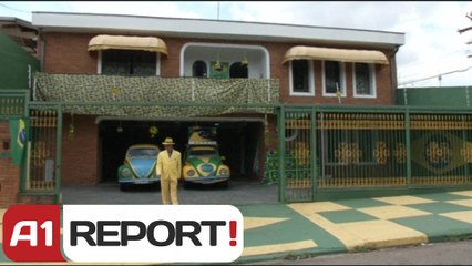 A1 Report - Super fansi Brazilian, veshur me  ngjyrat e kombëtares prej 20 vitesh