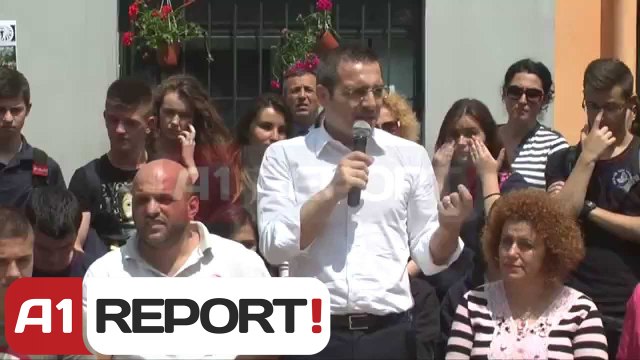 A1 Report - Ministri i Brendshem, Saimir Tahiri me gjimnazistet e Petro Ninit