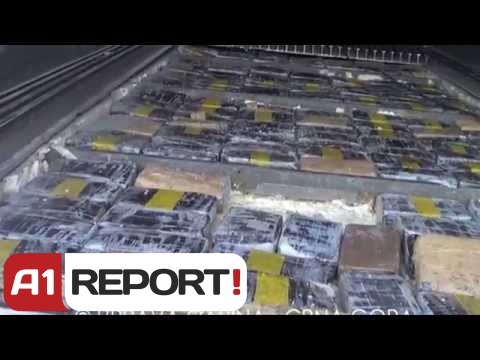 A1 Report - Mali i Zi kap anijen me banane dhe 250 kg kokaine per Shqiperi