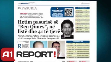 A1 Report - Hetim pasurise se "Ben Qimes" ne liste dhe 41 të tjere