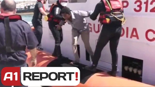 A1 Report - Itali, Roja bregdetare publikon videon e shpëtimit të dy grave shtatzëna