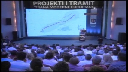 Tirana me stacion. Basha prezanton projektin e trami-t