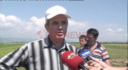 Korçë-breshëri në fshatin Pojan, dëmtoi kulturat bujqësore